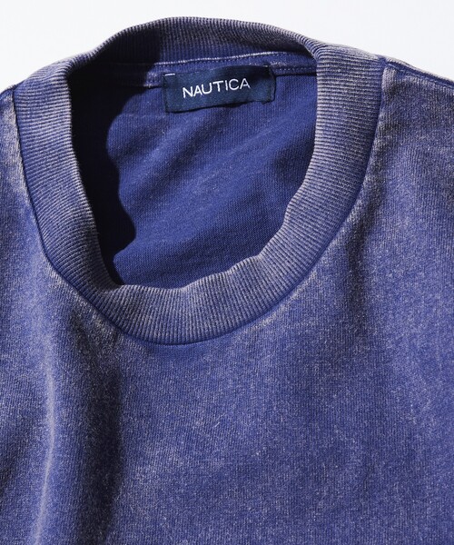 NAUTICA(ノーティカ)の「NAUTICA/ノーティカ Bleach Washed Hidden Logo S/S PKT Tee/ブリーチ ウォッシュド ヒドゥンロゴ ショートスリーブ ポケットTシャツ(Tシャツ/カットソー・メンズ・グレー/ブラック/パープル/ネイビー/ベージュ・X-LARGE/LARGE/MEDIUM/SMALL)」の7枚目の写真