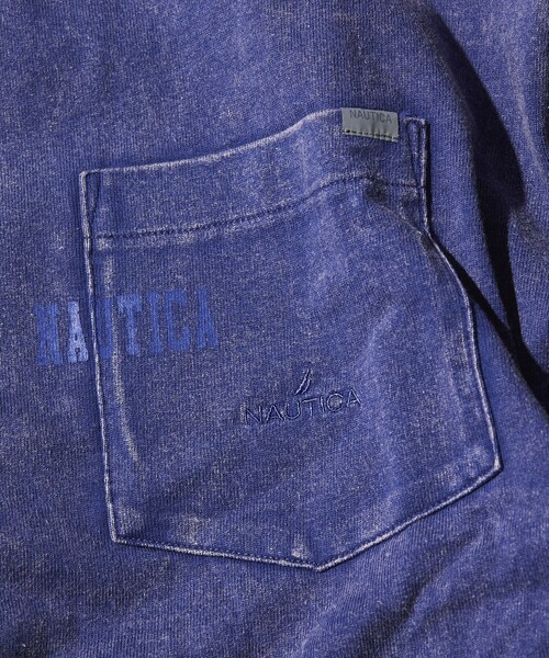 NAUTICA(ノーティカ)の「NAUTICA/ノーティカ Bleach Washed Hidden Logo S/S PKT Tee/ブリーチ ウォッシュド ヒドゥンロゴ ショートスリーブ ポケットTシャツ(Tシャツ/カットソー・メンズ・グレー/ブラック/パープル/ネイビー/ベージュ・X-LARGE/LARGE/MEDIUM/SMALL)」の8枚目の写真