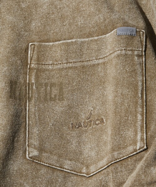 NAUTICA(ノーティカ)の「NAUTICA/ノーティカ Bleach Washed Hidden Logo S/S PKT Tee/ブリーチ ウォッシュド ヒドゥンロゴ ショートスリーブ ポケットTシャツ(Tシャツ/カットソー・メンズ・グレー/ブラック/パープル/ネイビー/ベージュ・X-LARGE/LARGE/MEDIUM/SMALL)」の15枚目の写真