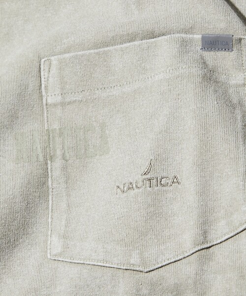 NAUTICA(ノーティカ)の「NAUTICA/ノーティカ Bleach Washed Hidden Logo S/S PKT Tee/ブリーチ ウォッシュド ヒドゥンロゴ ショートスリーブ ポケットTシャツ(Tシャツ/カットソー・メンズ・グレー/ブラック/パープル/ネイビー/ベージュ・X-LARGE/LARGE/MEDIUM/SMALL)」の16枚目の写真
