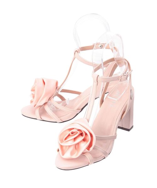 EATME（イートミー）の「コサージュサンダル（サンダル・レディース・グリーン/ピンク/オフホワイト/ブラック・S/M/L）」の4枚目の写真