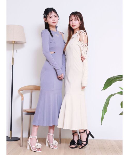 EATME（イートミー）の「コサージュサンダル（サンダル・レディース・グリーン/ピンク/オフホワイト/ブラック・S/M/L）」の16枚目の写真