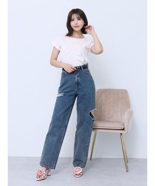 EATME（イートミー）の「コサージュサンダル（サンダル・レディース・グリーン/ピンク/オフホワイト/ブラック・S/M/L）」の20枚目の写真