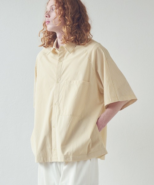 Kelen（ケレン）の「「KELEN MENS / ケレン メンズ」 バイアスビッグシャツ DOPEY（シャツ/ブラウス・メンズ・ブルー/イエロー/グリーン・38/40）」の10枚目の写真