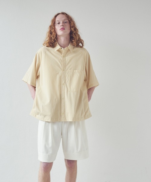 Kelen（ケレン）の「「KELEN MENS / ケレン メンズ」 バイアスビッグシャツ DOPEY（シャツ/ブラウス・メンズ・ブルー/イエロー/グリーン・38/40）」の11枚目の写真