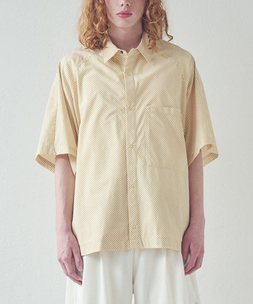 Kelen（ケレン）の「「KELEN MENS / ケレン メンズ」 バイアスビッグシャツ DOPEY（シャツ/ブラウス・メンズ・ブルー/イエロー/グリーン・38/40）」の19枚目の写真