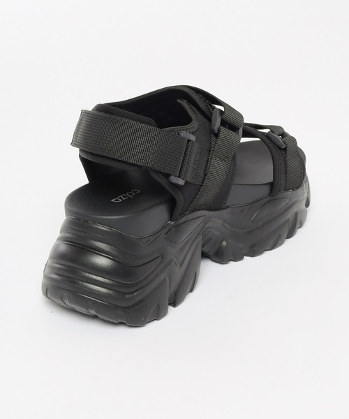 Honeys(ハニーズ)の「厚底スポーツサンダル(サンダル・レディース・ブラック×ホワイト/ブラック/ホワイト・LL/S/M/L)」の12枚目の写真