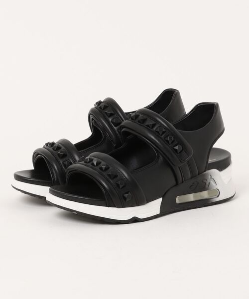 ASH　スタッズサンダル タグ付き】アッシュ ASH スタッズ 厚底 スリッパ サンダル 黒