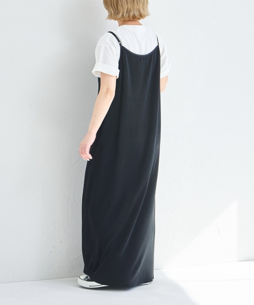 pairmanon（ペアマノン）の「【リンクコーデ】【ママサイズ】プリーツ キャミワンピース（ワンピース・レディース・ブラウン/ブラック・FREE）」の7枚目の写真