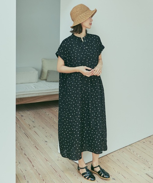 アーバンリサーチ 麻100 ロングワンピース M ブラック ドット M 楽天市場】【SALE／20%OFF】リネンドットフレアワンピース URBAN