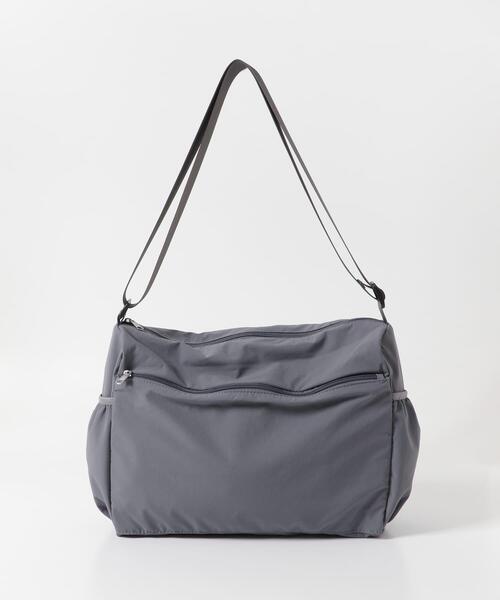 SENSE OF PLACE by URBAN RESEARCH（センスオブプレイスバイアーバンリサーチ）の「ナイロンショルダーバッグ（ショルダーバッグ・メンズ・ブラック/ライトベージュ/グレー・ONE）」の8枚目の写真