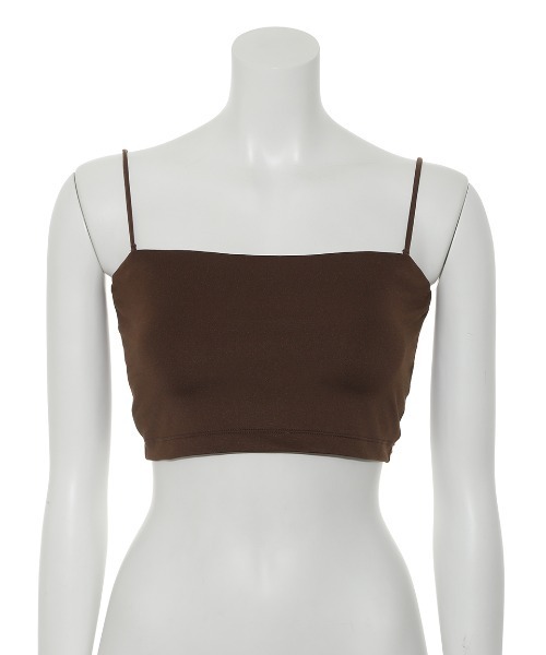 Mila Owen（ミラオーウェン）の「ストラップ付カップインバンドゥ（チューブトップ・レディース・ブラック/ホワイト/ブラウン・FREE）」の4枚目の写真