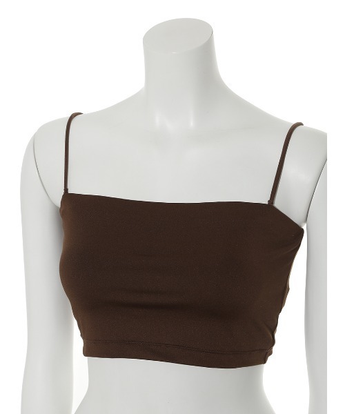 Mila Owen（ミラオーウェン）の「ストラップ付カップインバンドゥ（チューブトップ・レディース・ブラック/ホワイト/ブラウン・FREE）」の7枚目の写真