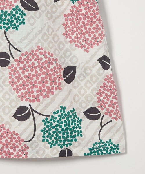 green label relaxing（グリーンレーベルリラクシング）の「浴衣 アジサイ/ キッズ（浴衣・キッズ・ライトブルー/オフホワイト・S/M/L）」の12枚目の写真