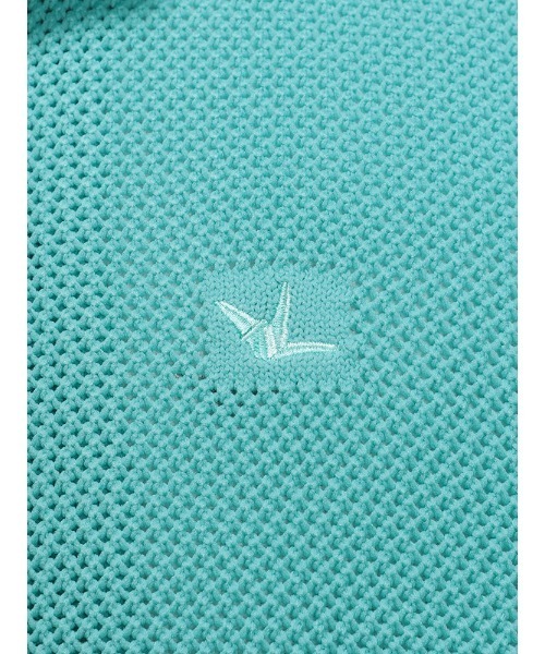 1piu1uguale3 RELAX（ウノピュウノウグァーレトレリラックス）の「1PIU1UGUALE3 RELAX (ウノ ピュ ウノ ウグァーレ トレ リラックス) メッシュニット オープンカラー 半袖 シャツ（シャツ/ブラウス・メンズ・ブラック/サックスブルー・S/M/L/LL）」の3枚目の写真