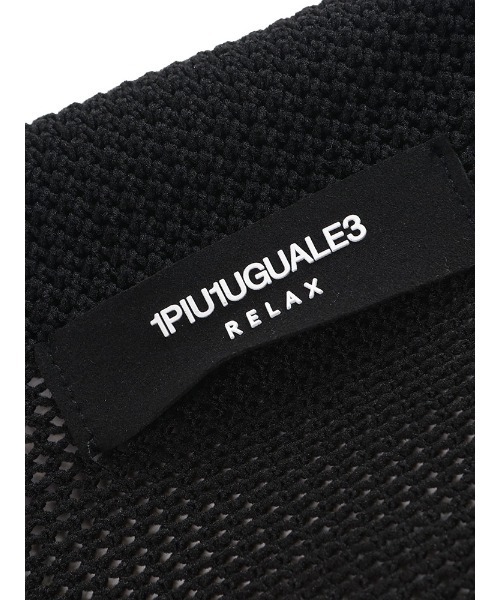 1piu1uguale3 RELAX（ウノピュウノウグァーレトレリラックス）の「1PIU1UGUALE3 RELAX (ウノ ピュ ウノ ウグァーレ トレ リラックス) メッシュニット オープンカラー 半袖 シャツ（シャツ/ブラウス・メンズ・ブラック/サックスブルー・S/M/L/LL）」の14枚目の写真