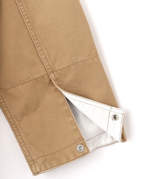 コンビネックワークディティールジャケットベージュ