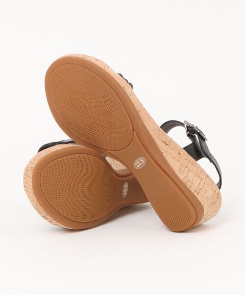 Riz raffinee（リズラフィーネ）の「ラインストーン付ウェッジサンダル（サンダル・レディース・ブラック/ベージュ系その他7/シルバー・24cm/23cm/24.5cm/23.5cm/22.5cm）」の17枚目の写真