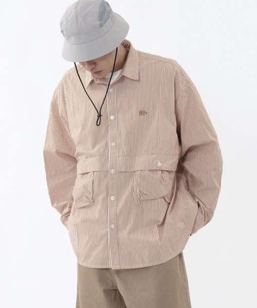KEBOZ(ケボズ)の「BALL SHIRT(シャツ/ブラウス・メンズ・ホワイト/ブルー/グリーン/オレンジ・M/L/XL)」の4枚目の写真