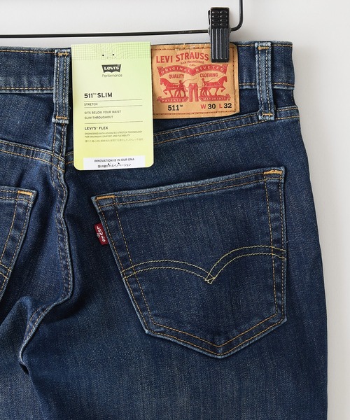 Levi's(リーバイス)の「【Levi’s/リーバイス】【驚きの美脚ライン】SL511 スリムストレート ジーンズ ストレッチ 細見え・脚長 リーバイス 定番(デニムパンツ・メンズ・ダークブルー/ブルー/クリアブルー・28inch/34inch/32inch/31inch/29inch/33inch/30inch)」の8枚目の写真