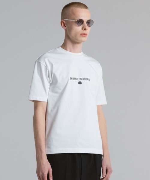 CINOH(チノ)の「プリントベーシックTシャツ(Tシャツ/カットソー・メンズ・ブラック/ホワイト・46/48/44)」の11枚目の写真