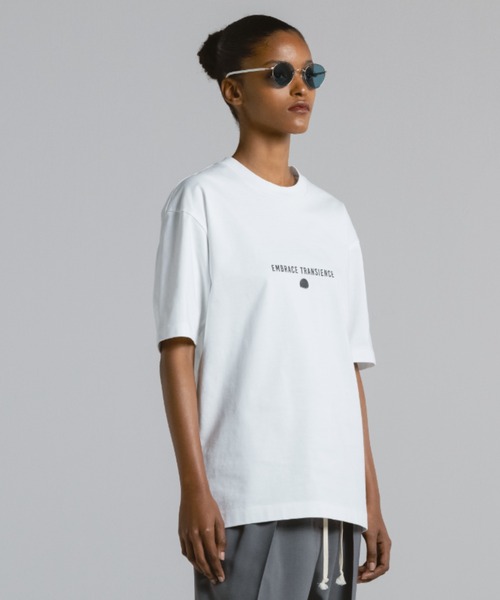 CINOH(チノ)の「プリントベーシックTシャツ(Tシャツ/カットソー・メンズ・ブラック/ホワイト・46/48/44)」の14枚目の写真