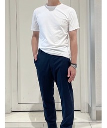 Perfect Suit FActory | アーバンベーシックTシャツ クルーネック半袖 ホワイト/ブラック/グレー/ネイビー(Tシャツ/カットソー)