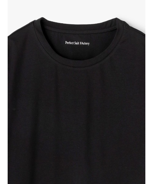 Perfect Suit FActory(パーフェクトスーツファクトリー)の「アーバンベーシックTシャツ クルーネック半袖 ホワイト/ブラック/グレー/ネイビー(Tシャツ/カットソー・メンズ・ネイビー/ブラック/ホワイト/チャコールグレー・M/L/LL)」の13枚目の写真