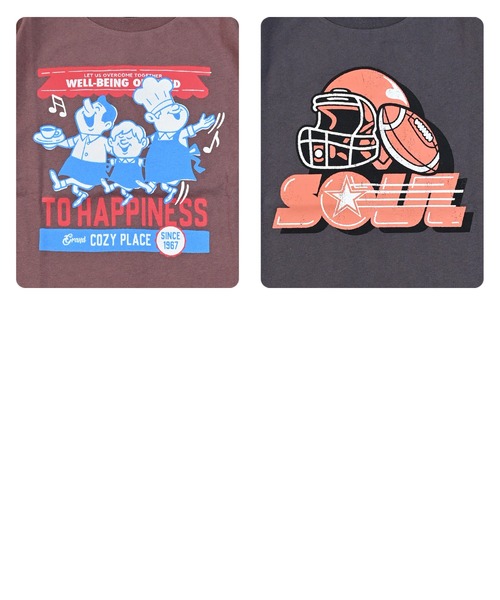 Life Support Products(ライフサポートプロダクツ)の「S/S プリントTee(Tシャツ/カットソー・キッズ・オフホワイト/杢グレー/ライトブルー/アイボリー/ライム/サーモンピンク/ブラウン/チャコール/パープル/オレンジ・80/90/95/100/110/120/130/140/150)」の12枚目の写真