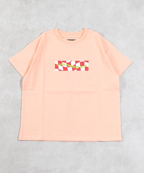 Life Support Products(ライフサポートプロダクツ)の「S/S プリントTee(Tシャツ/カットソー・キッズ・オフホワイト/杢グレー/ライトブルー/アイボリー/ライム/サーモンピンク/ブラウン/チャコール/パープル/オレンジ・80/90/95/100/110/120/130/140/150)」の13枚目の写真