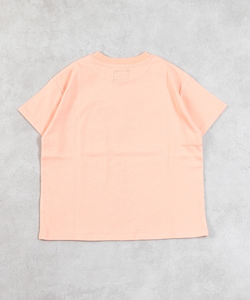 Life Support Products(ライフサポートプロダクツ)の「S/S プリントTee(Tシャツ/カットソー・キッズ・オフホワイト/杢グレー/ライトブルー/アイボリー/ライム/サーモンピンク/ブラウン/チャコール/パープル/オレンジ・80/90/95/100/110/120/130/140/150)」の14枚目の写真