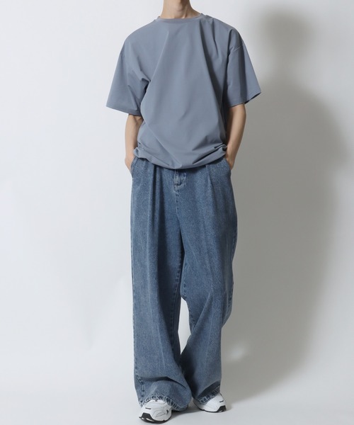 接触冷感上下セット グレー eyedy ちょっとそこまで 冷感インナー 上下セット メンズ 作業服 接触冷感 インナー