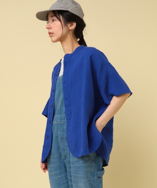 「RNA」 半袖シャツ MEDIUM ダークパープル レディース 半袖シャツ レディース 無地 夏 韓国[品番：II000008508