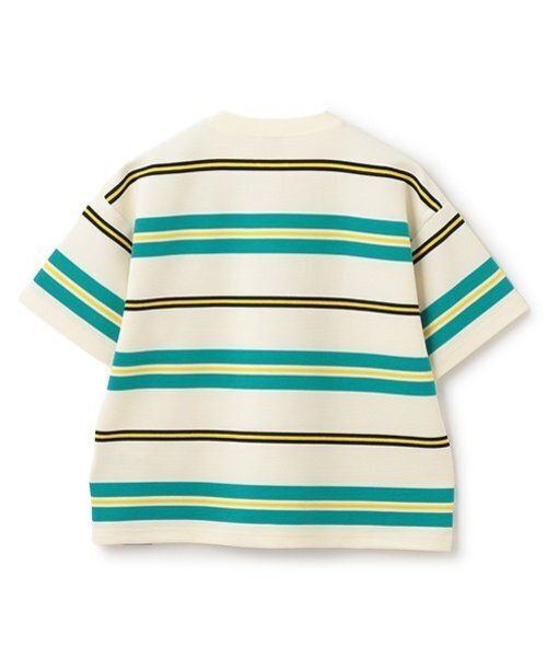 and D. petit main（アンドディープティマイン）の「リップルボーダービッグ半T（Tシャツ/カットソー・キッズ・ネイビー/ブラック/ターコイズブルー・130cm/110cm/120cm/140cm/90cm/100cm/150cm）」の19枚目の写真