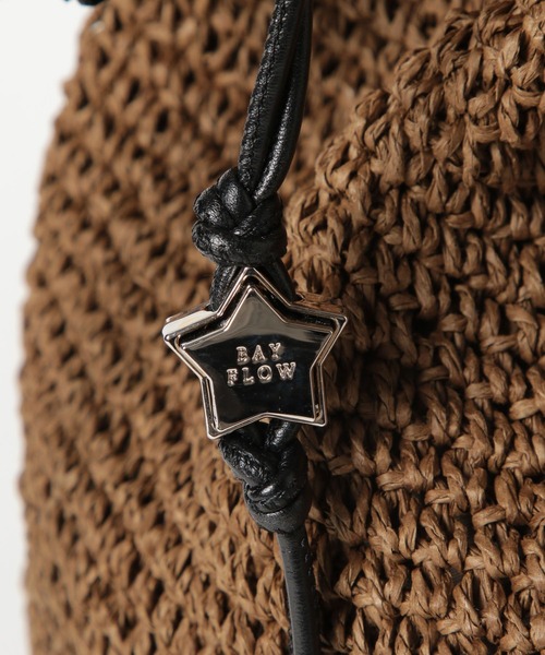 BAYFLOW（ベイフロー）の「[A4サイズ収納可能]ペーパー巾着トート（トートバッグ・レディース・ブラウン/ナチュラル・FREE）」の16枚目の写真