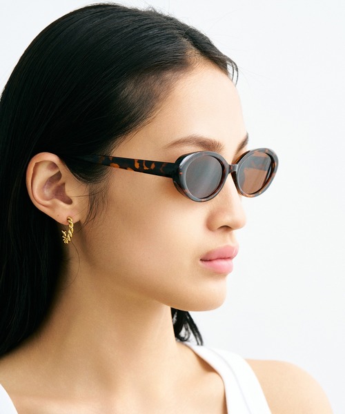 NUEF （ヌエフ）の「ユニセックス対応/NUEF/quatre-vingt-neuf89/オーバルサングラス（サングラス・レディース・ホワイト/ブラウン/ブラック/ブラウン系その他・FREE）」の18枚目の写真