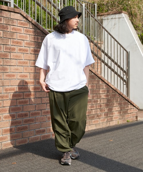 NO NEED(ノーニード)の「ドルマンTシャツ(Tシャツ/カットソー・メンズ・チャコール/ブラック/ホワイト・L/M)」の19枚目の写真