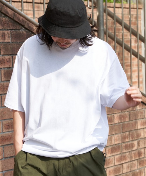 NO NEED(ノーニード)の「ドルマンTシャツ(Tシャツ/カットソー・メンズ・チャコール/ブラック/ホワイト・L/M)」の13枚目の写真