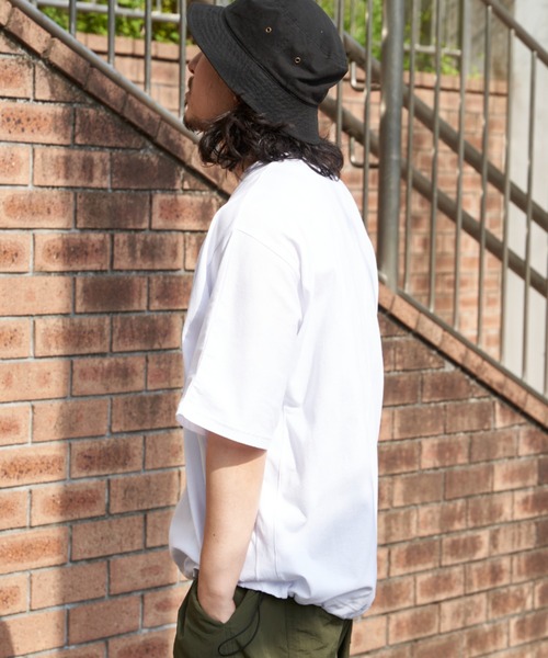 NO NEED(ノーニード)の「ドルマンTシャツ(Tシャツ/カットソー・メンズ・チャコール/ブラック/ホワイト・L/M)」の16枚目の写真