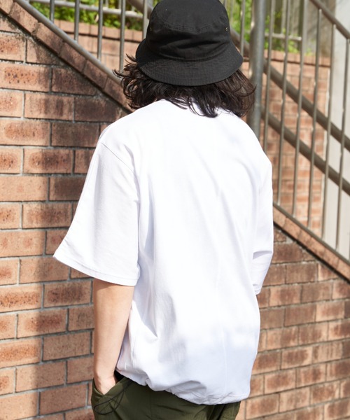 NO NEED(ノーニード)の「ドルマンTシャツ(Tシャツ/カットソー・メンズ・チャコール/ブラック/ホワイト・L/M)」の17枚目の写真