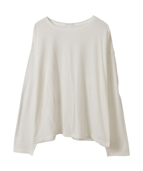 AMERICAN HOLIC(アメリカンホリック)の「バック切替シアー長袖トップス(Tシャツ/カットソー・レディース・オフホワイト/チャコールグレー/その他12・FREE)」の8枚目の写真