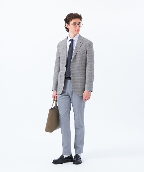 MACKINTOSH PHILOSOPHY(マッキントッシュ フィロソフィー)の「クールモーションドビー エラスティックパンツ(スラックス・メンズ・グレー系その他/ベージュ系その他5/ダークネイビー・38/40/44/42)」の13枚目の写真