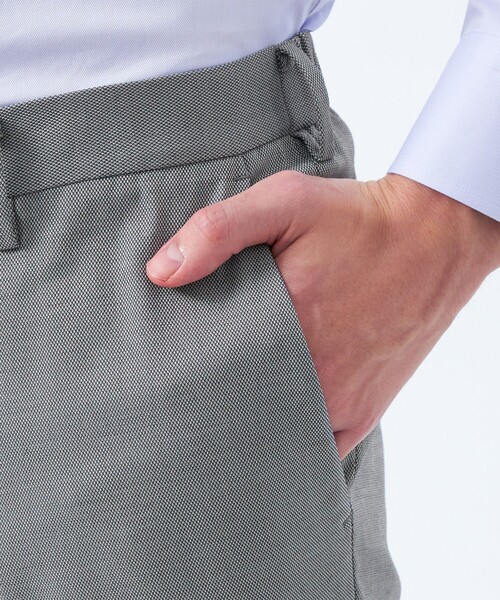 MACKINTOSH PHILOSOPHY(マッキントッシュ フィロソフィー)の「クールモーションドビー エラスティックパンツ(スラックス・メンズ・グレー系その他/ベージュ系その他5/ダークネイビー・38/40/44/42)」の8枚目の写真