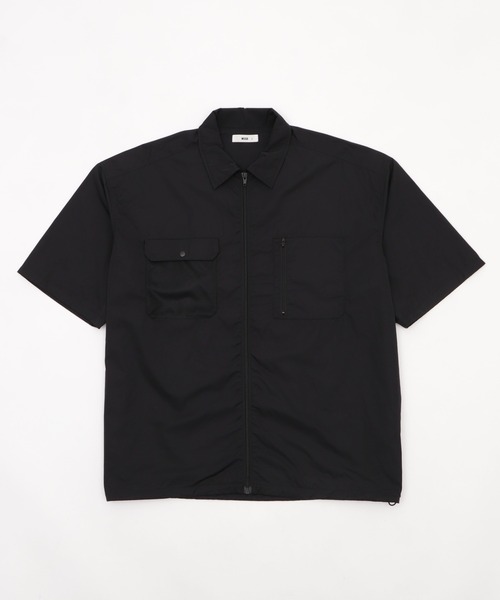 WEGO(ウィゴー)の「WEGO/ナイロンメッシュZIPシャツ(シャツ/ブラウス・メンズ・ブラック・MEDIUM/LARGE)」の18枚目の写真