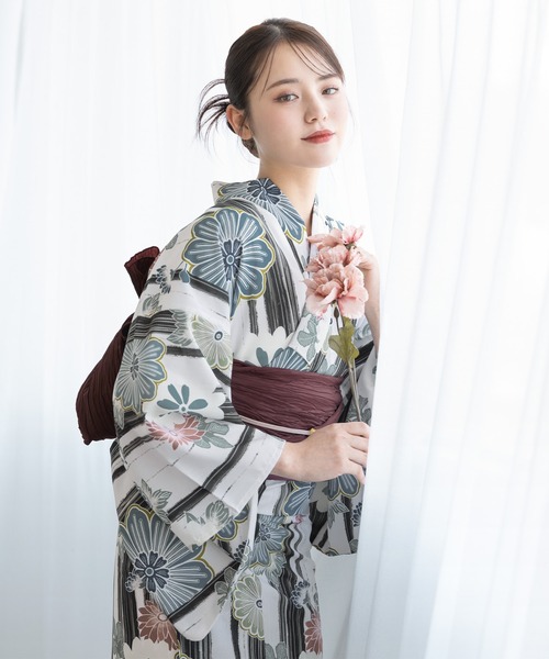 セール】“初心者でもプロの着姿”新二部式 セパレート浴衣3点セット