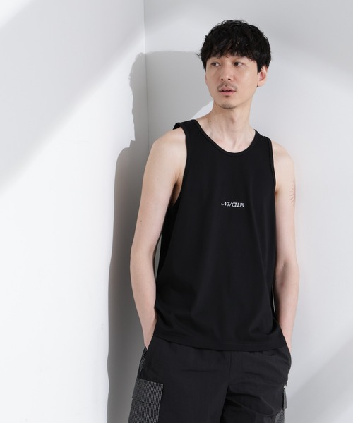 NANO universe（ナノユニバース）の「「NJ/CLUB」 ユーティリティ タンクトップ（タンクトップ・メンズ・ブラック/ネイビー・L/M）」の2枚目の写真