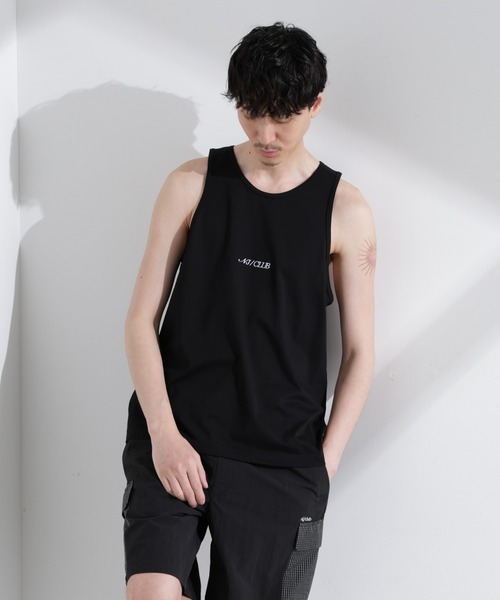 NANO universe（ナノユニバース）の「「NJ/CLUB」 ユーティリティ タンクトップ（タンクトップ・メンズ・ブラック/ネイビー・L/M）」の3枚目の写真