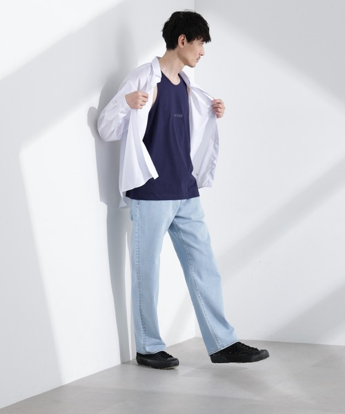 NANO universe（ナノユニバース）の「「NJ/CLUB」 ユーティリティ タンクトップ（タンクトップ・メンズ・ブラック/ネイビー・L/M）」の16枚目の写真