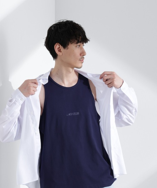 NANO universe（ナノユニバース）の「「NJ/CLUB」 ユーティリティ タンクトップ（タンクトップ・メンズ・ブラック/ネイビー・L/M）」の12枚目の写真