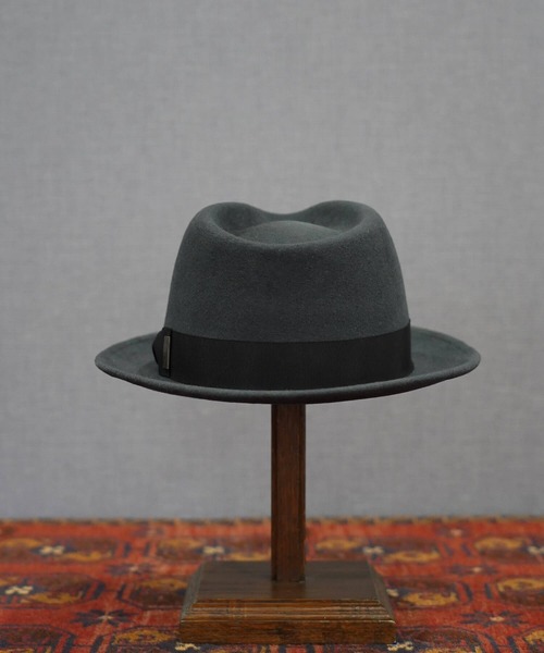 ミスターファットマン　ハット　M　グレー　ウール100 MRFATMAN（ミスターファットマン）の「LEADBOY WOOL（ハット）」 - WEAR
